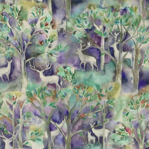 Voyage Maison Seneca Forest Printed Cotton Fabric in Winter