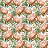 Marie Burke Sennen Printed Cotton Fabric in Coral