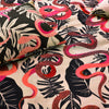 furn. Serpentine Tropical Duvet Cover Set in Ruby Pink