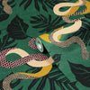 furn. Serpentine Wallpaper Sample in Juniper Green