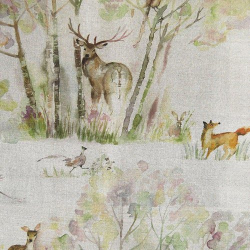 Voyage Maison Sherwood Forest Printed Cotton Fabric (By The Metre) in Beige