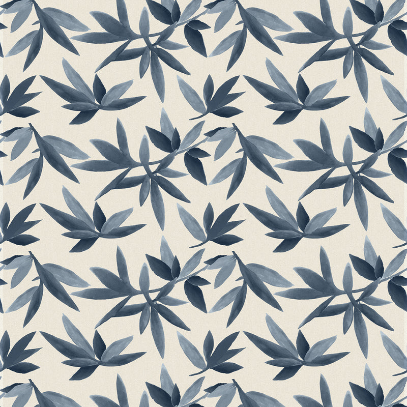 Additions Silverwood Printed Cotton Fabric in Ocean