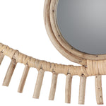 Ouko Smalley Rattan Eyeshaped Wall Mirror in Natural