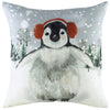 Snowy Penguin Cushion Multicolour