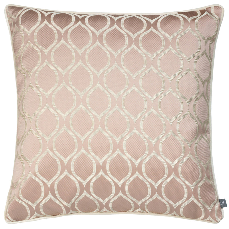 Prestigious Textiles Solitaire Embroidered Cushion Cover in Rose