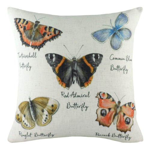 Evans Lichfield Species Butterflies Cushion Cover in Orange