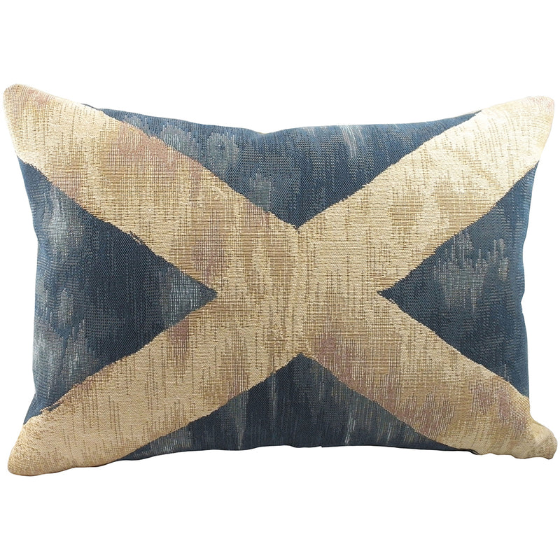 Evans Lichfield St Andrew Flag Tapestry Cushion Cover in Blue