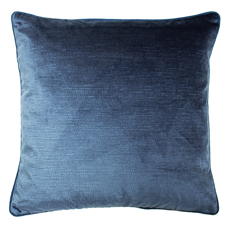 Stella Embossed Texture Cushion Navy