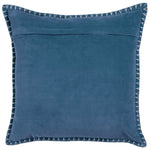 Additions Stitch Embroidered Cushion Cover in Bluebell