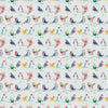 Voyage Maison Summer Melody Bird Printed Oil Cloth Fabric (By The Metre) in Carnival