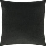 Paoletti Sunningdale Velvet Square Cushion Cover in Charcoal