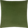 Paoletti Sunningdale Velvet Square Cushion Cover in Olive