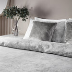 Paoletti Symphony Duvet Cover Set in Silver