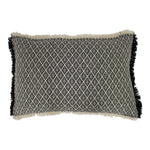 Paoletti Tangier Woven Rectangular Cushion Cover in Monochrome