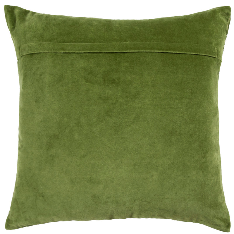 Additions Taro Embroidered Cushion Cover in Grass