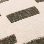 Yard Terra New Printed Slub Cotton Cushion Cover in Moss