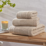 furn. Textured Weave Towels in Natural