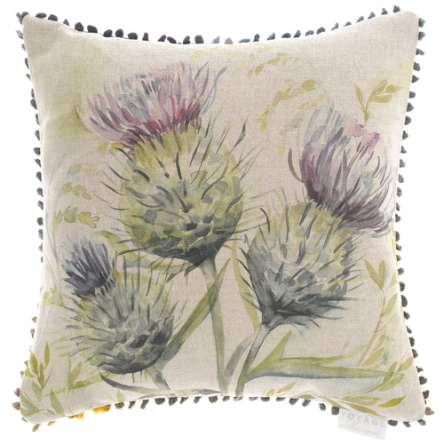 Voyage Maison Thistle Printed Cushion Cover in Natural