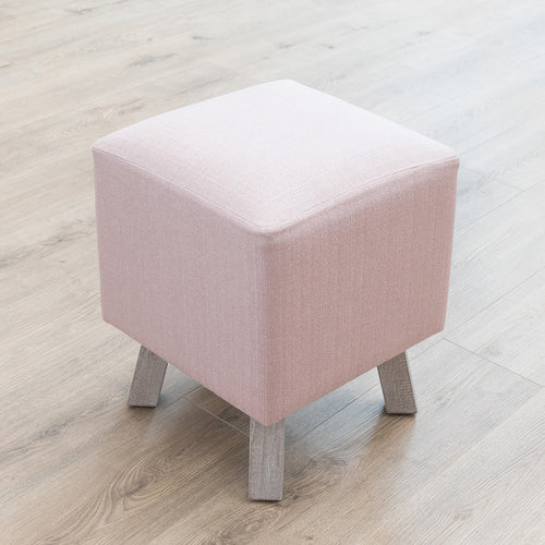 Voyage Maison Toby Square Footstool in Malleny Heather