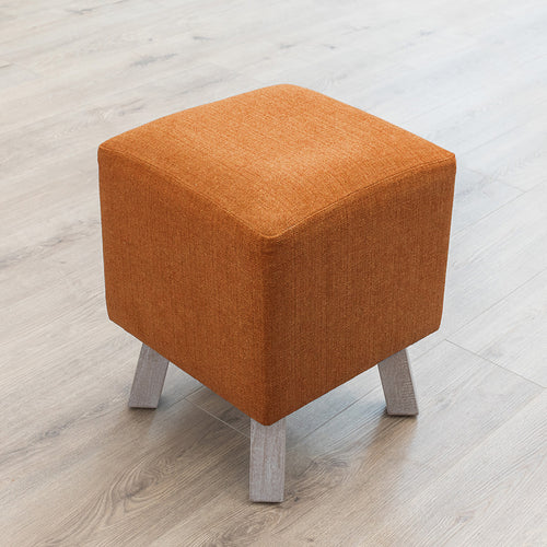 Voyage Maison Toby Square Footstool in Malleny Spice