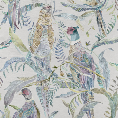 Voyage Maison Torrington Printed Velvet Fabric in Periwinkle