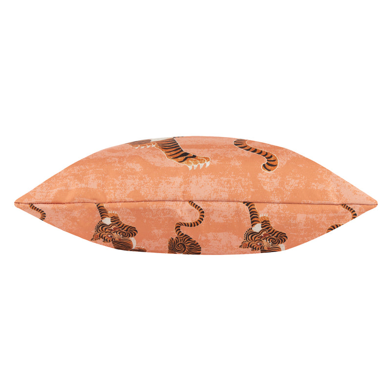 furn. Tibetan Tiger Outdoor Cushion Cover in Coral
