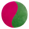 heya home Unity Velvet Ready Filled Cushion in Green/Pink