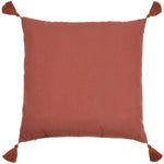 furn. Uno Face Cushion Cover in Red Clay