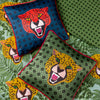 furn. Untamed Cheetah Cushion Cover in Green