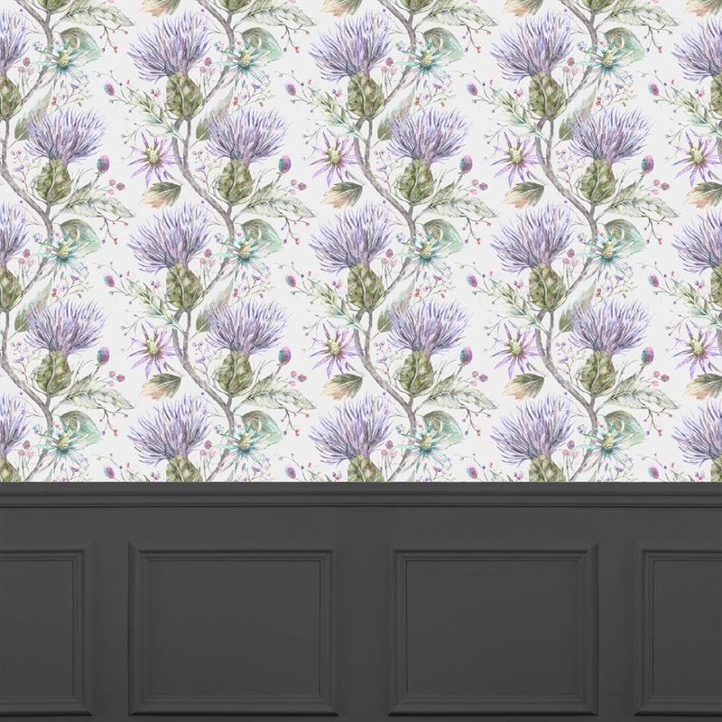 Voyage Maison Varys 1.4m Wide Width Wallpaper in Violet