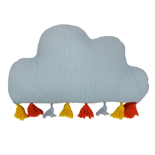 little furn. Vintage Circus Cloud Ready Filled Cushion in Blue