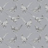 Voyage Maison Venatu Printed Oil Cloth Fabric (By The Metre) in Antique Grey