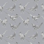 Voyage Maison Venatu Printed Oil Cloth Fabric (By The Metre) in Antique Grey