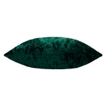 Paoletti Verona Crushed Velvet Rectangular Cushion Cover in Emerald