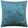 Paoletti Verona Crushed Velvet Cushion Cover in Teal