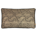 Kai Viper Snake Rectangular Cushion Cover in Clay