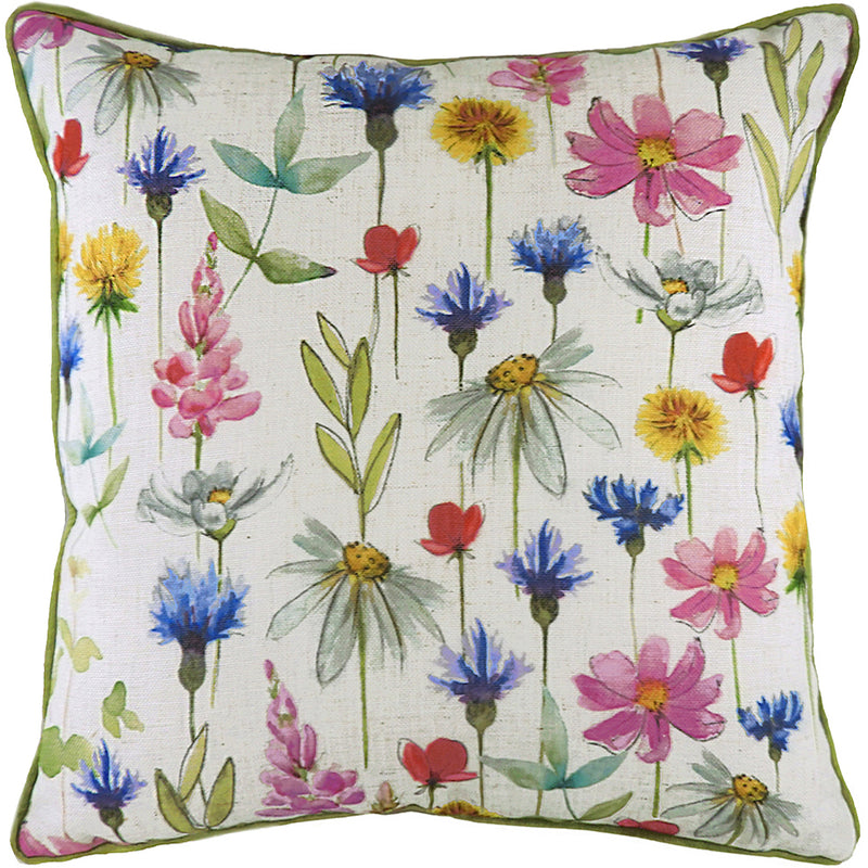 Wild Flowers Sophia Square Cushion Multicolour