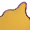 heya home Wiggle Velvet Reversible Ready Filled Cushion in Yellow/Lilac