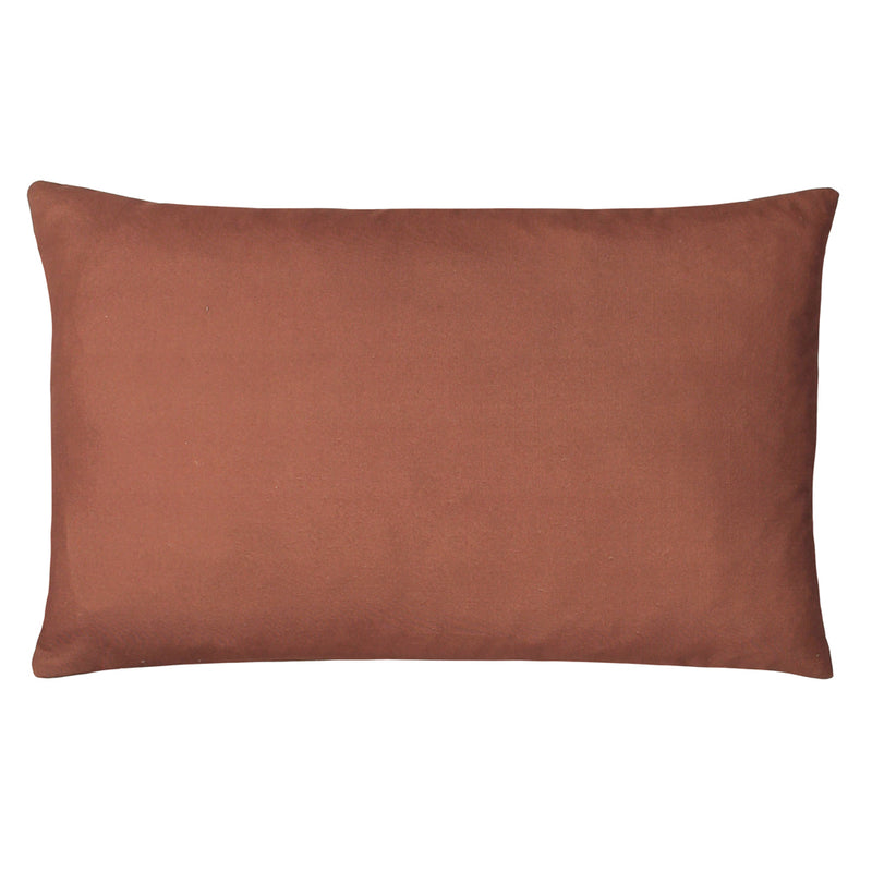 Paoletti Willow Botanical Cushion Cover in Brick