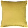Wisteria Printed Velvet Cushion Chartreuse