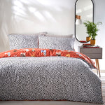 furn. Woofers Dogs Duvet Cover Set in Coral
