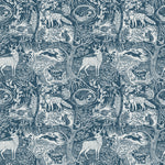 furn. Winter Woods Wallpaper in Blue