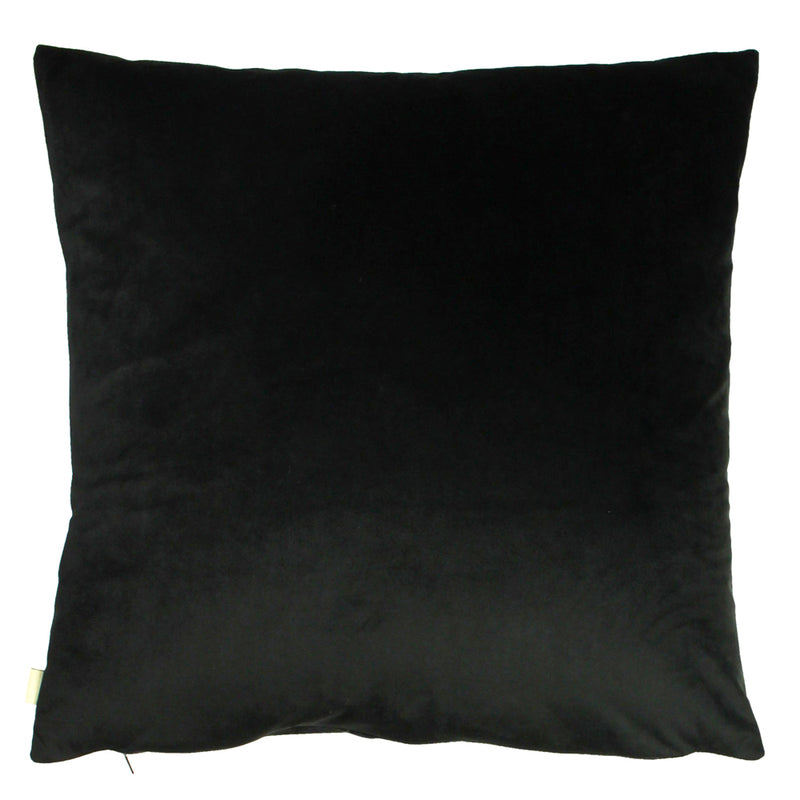 Evans Lichfield Zinara Leaves Cushion Cover in Black