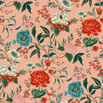 Image of the Azalea Pink Floral Fabric Sample | Default | furn.
