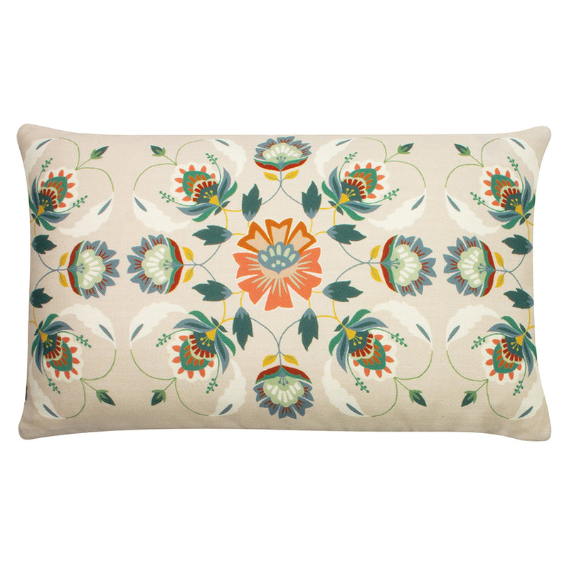 Folk Floral Cushion Multicolour