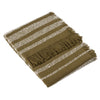 HÖEM Jour Woven Fringed Throw in Olive