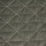 Quartz Quilted Cushion Charcoal Grey/Blush Pink